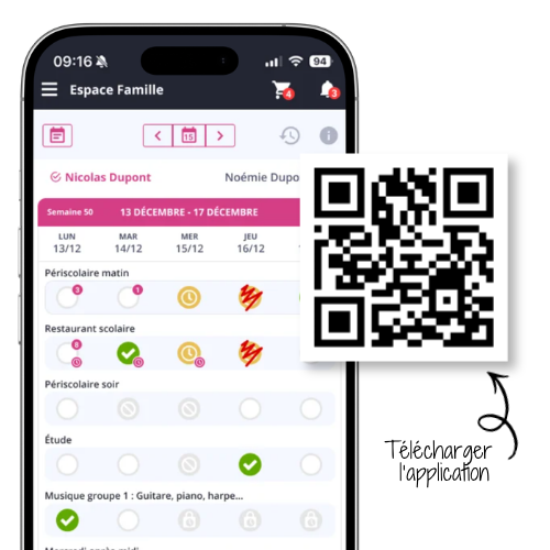 App mobile MEC / MEF - famille